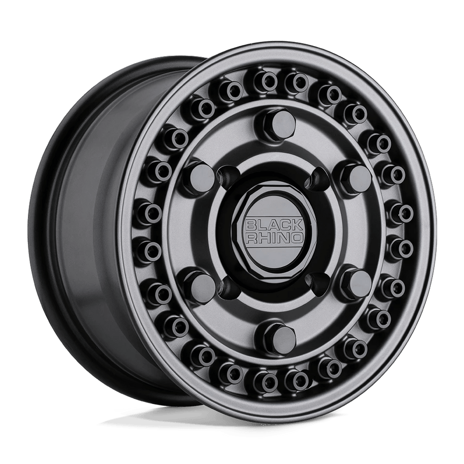 Black Rhino Hard Alloys - UTV ARMORY UTV 14x7 ET51 4x137 Gun Black