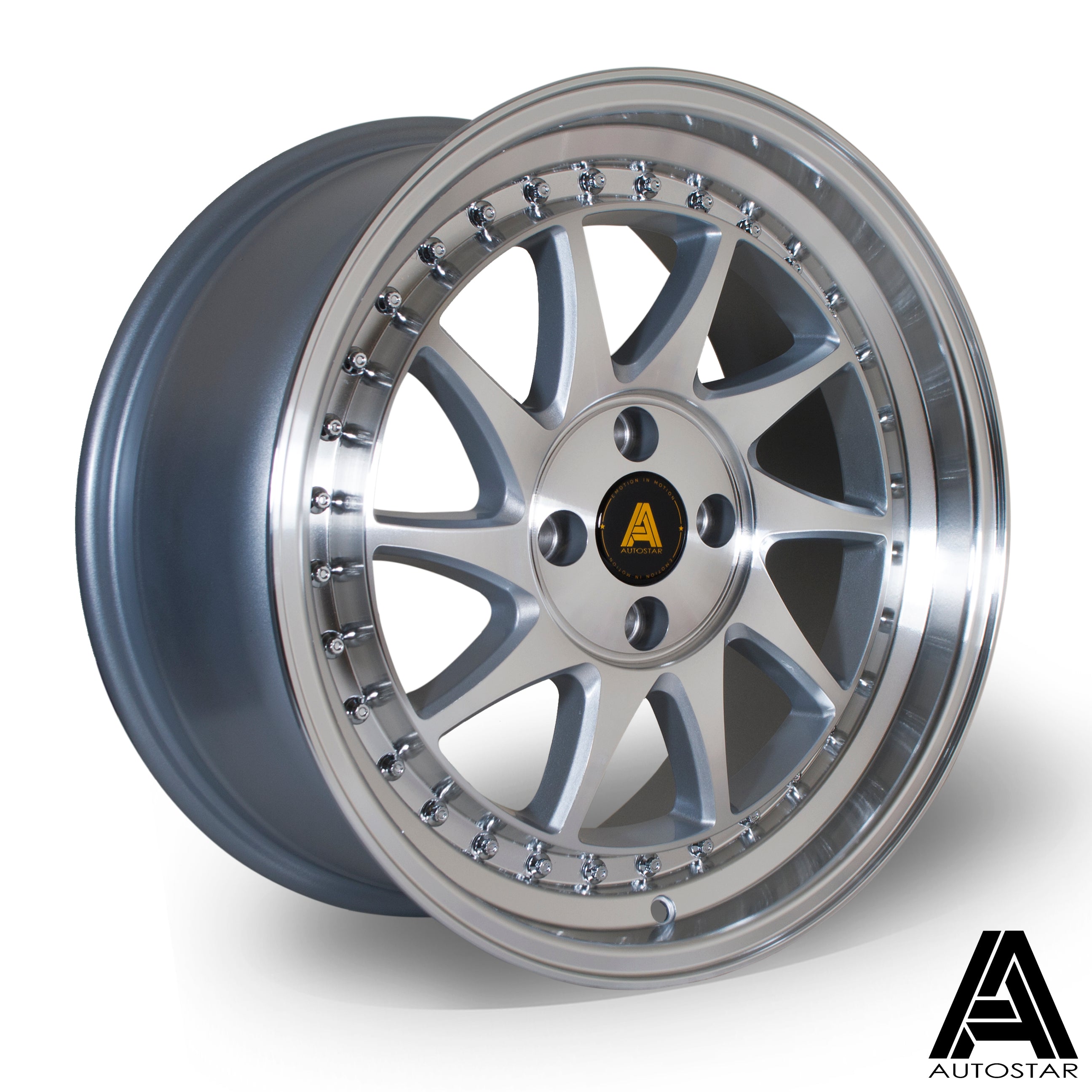 Autostar Vader 17x8 ET35 4x100 PFSilver