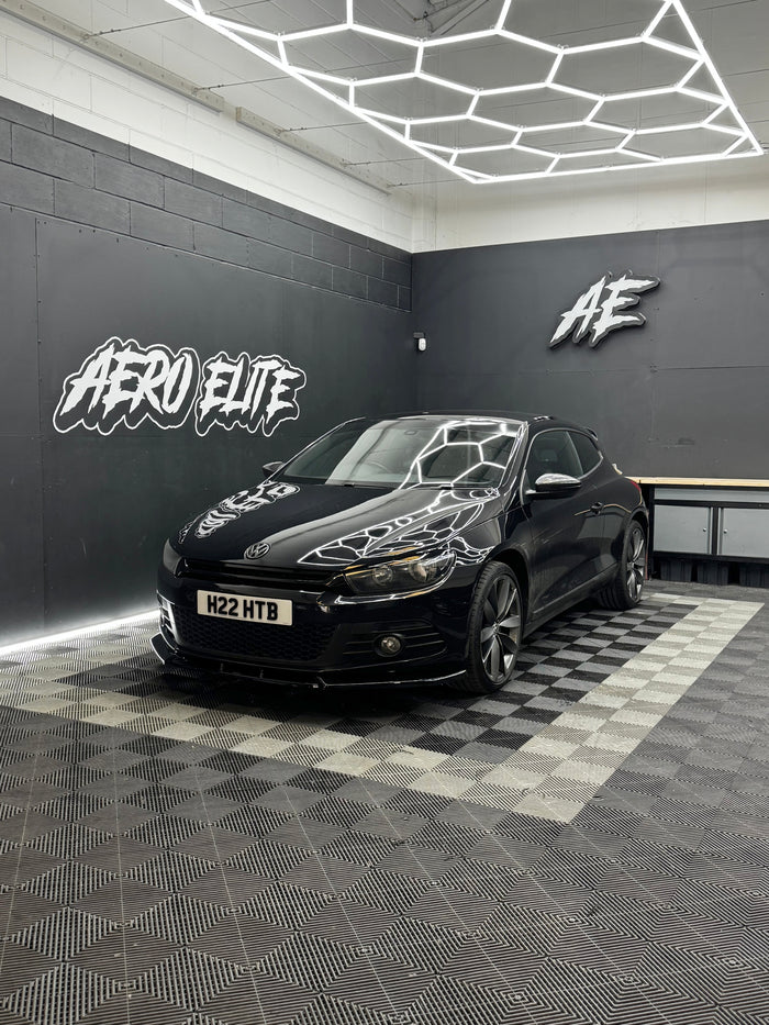 Volkswagen Scirocco Mk2 front three-quarter view after front splitter fitment