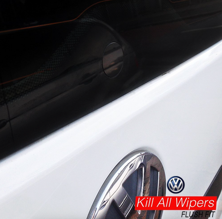 Volkswagen Transporter rear window with the wiper deleted – Kill All Wipers flush-fit kit