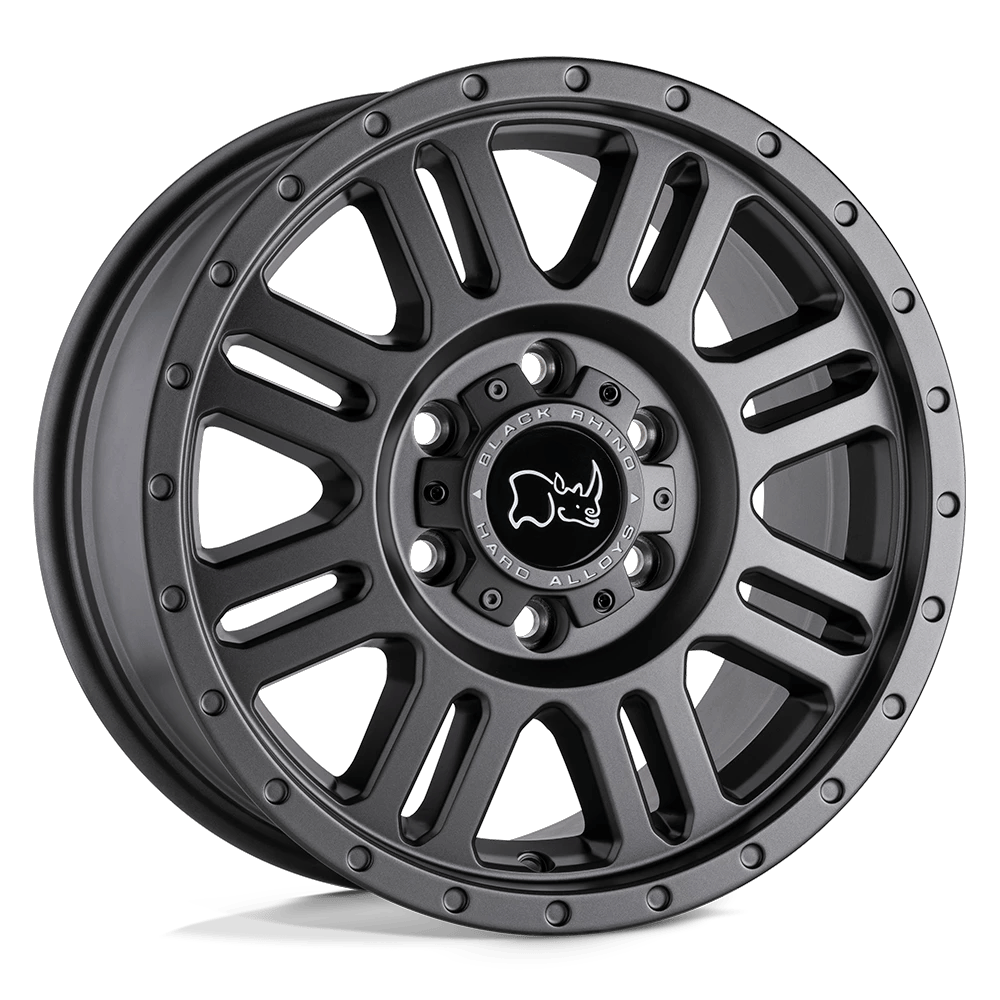 Black Rhino Hard Alloys YELLOWSTONE 17x8 ET45 6x130 Matte Gunmetal