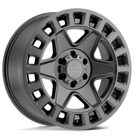 Black Rhino Hard Alloys YORK 17x8 ET52 6x130 Matte Gunmetal
