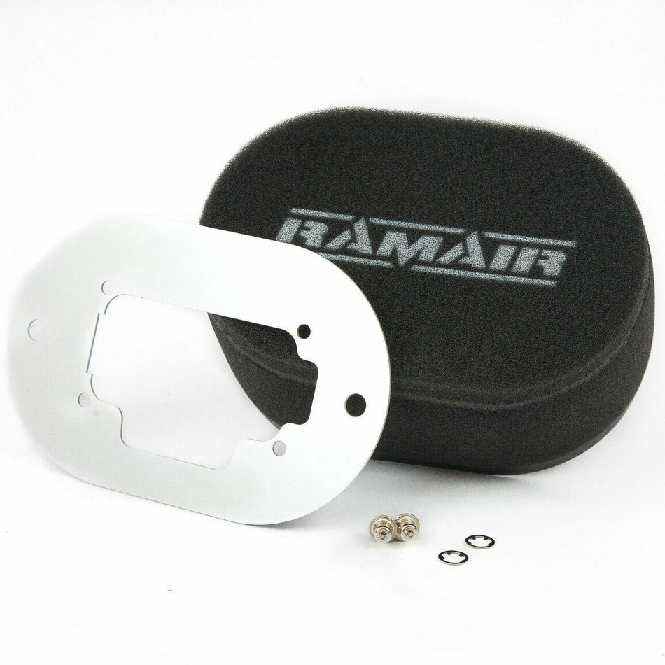 Ramair RS2-265-401 -  Carb Air Filter With Baseplate - Weber 32/36 DGAV 25mm Internal Height