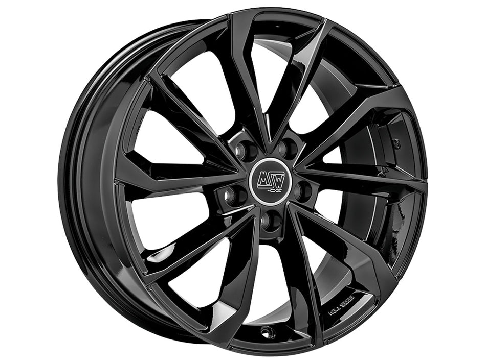 MSW 42 18x8 ET42 5x108 GLOSS BLACK