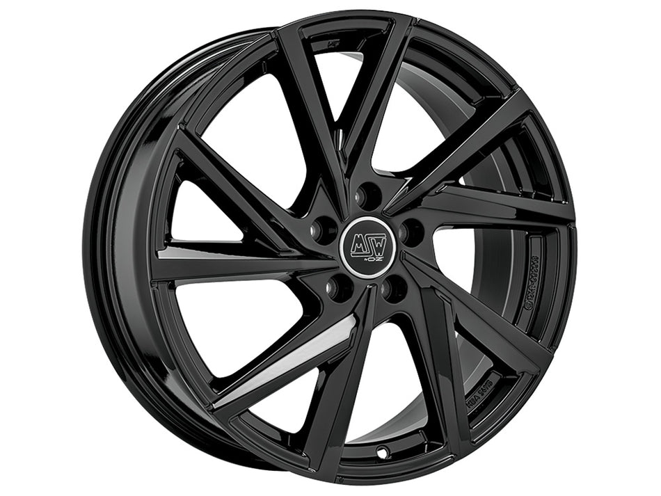 MSW 80-5 17x7 ET40 5x108 GLOSS BLACK