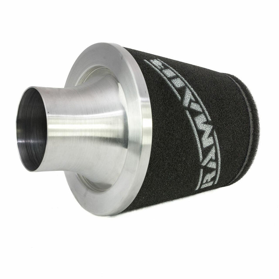 Ramair JS-105-SL 70mm OD Neck Silver Large Aluminium Base Cone Filter