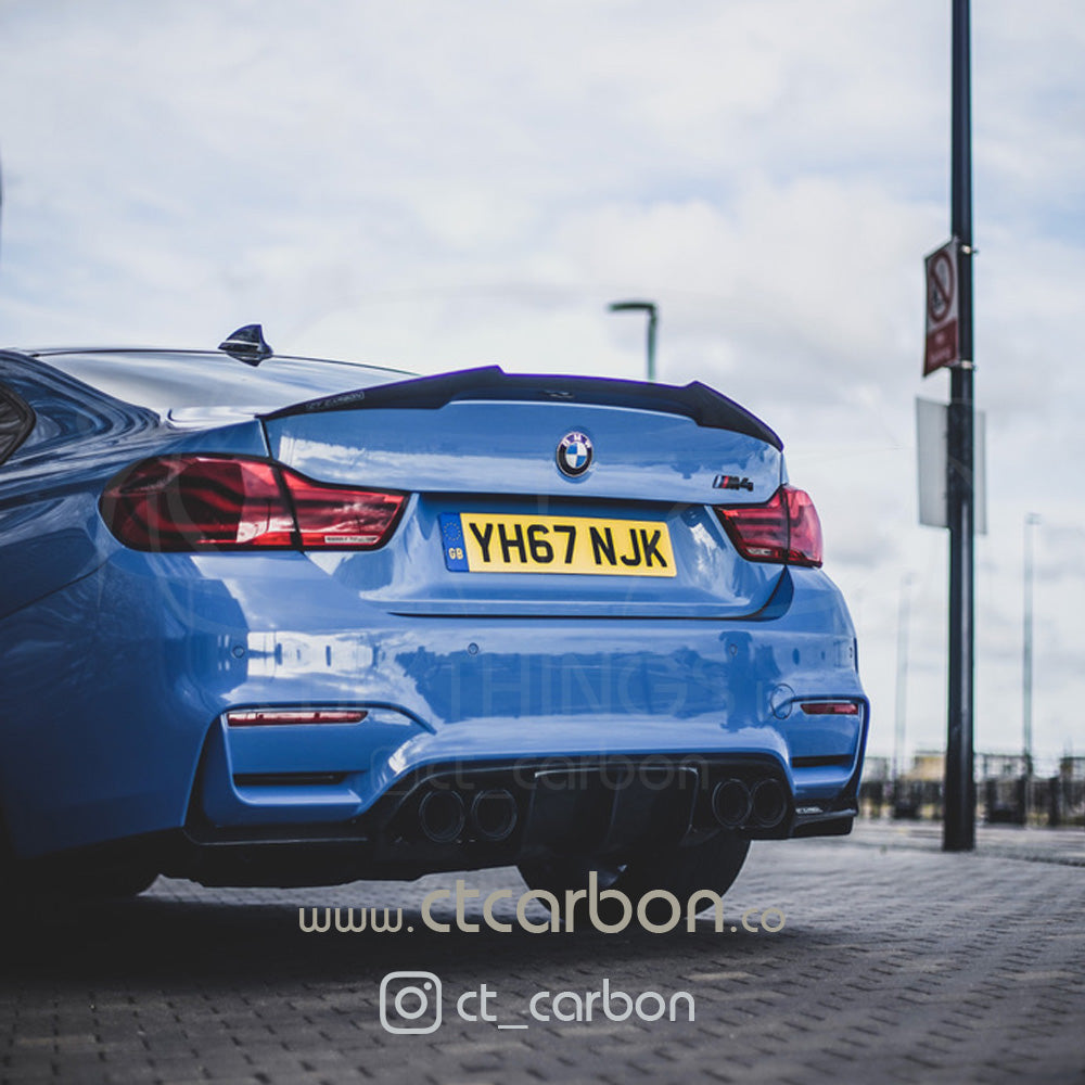 BMW M3/M4 (F80 F82 F83) CARBON FIBRE DIFFUSER - V-STYLE - CT Carbon