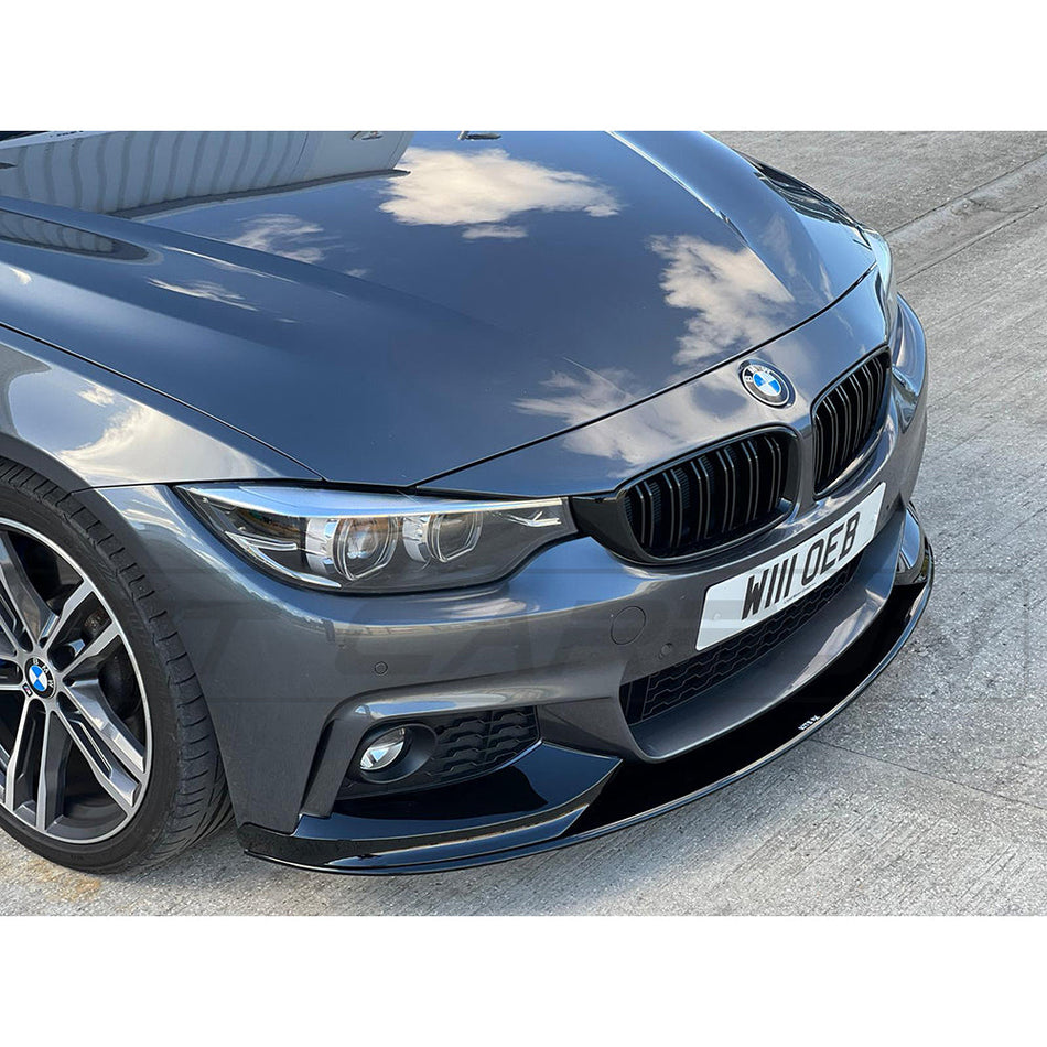 BMW 4 SERIES F32 GLOSS BLACK FULL KIT (DUAL EXHAUST) - MP STYLE - BLAK BY CT CARBON