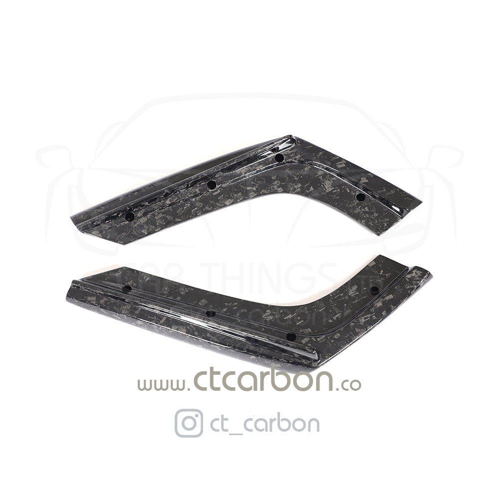 BMW M3/M4 (F80 F82 F83) FORGED CARBON FIBRE DIFFUSER - V STYLE - CT Carbon