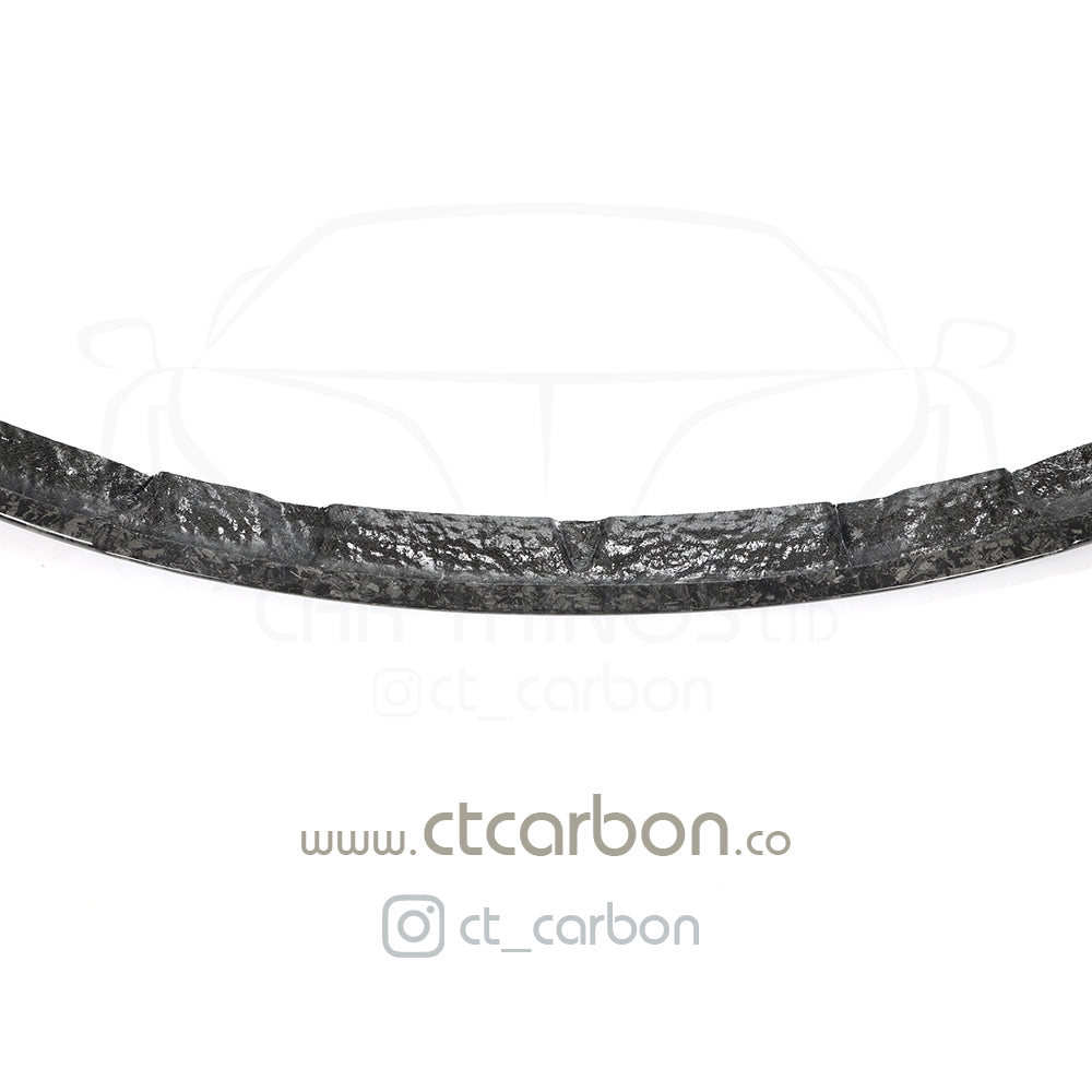 BMW M2C F87 FORGED CARBON FIBRE SPLITTER - 3D STYLE - CT Carbon