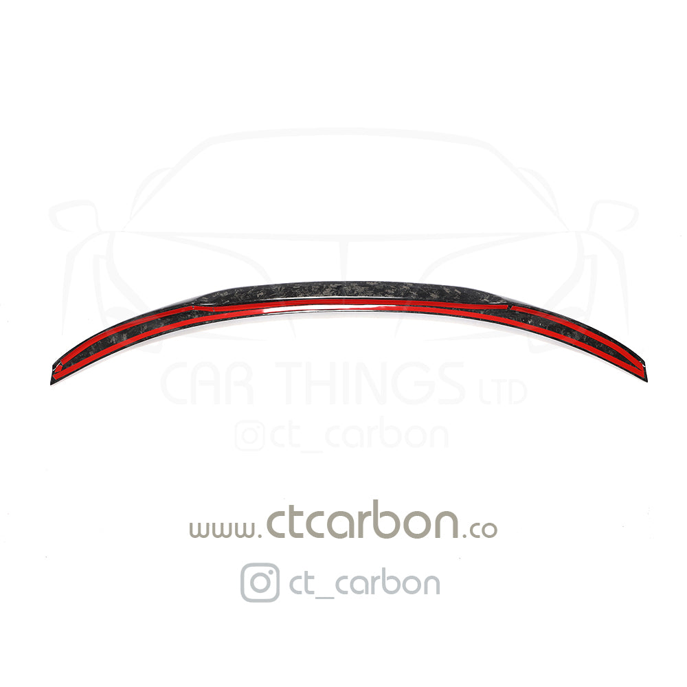 BMW M3 F80 & F30 3 SERIES FORGED CARBON FIBRE SPOILER - V STYLE - CT Carbon