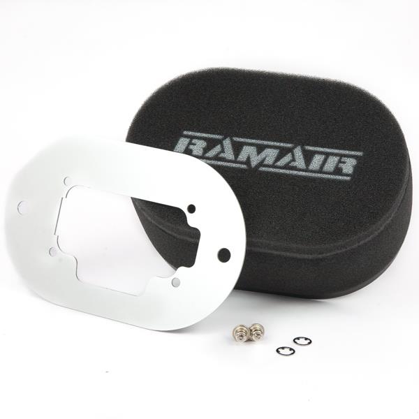 Ramair RS2-238-404 - Carb Air Filter With Baseplate Weber 32/36 DGV 100mm Internal Height