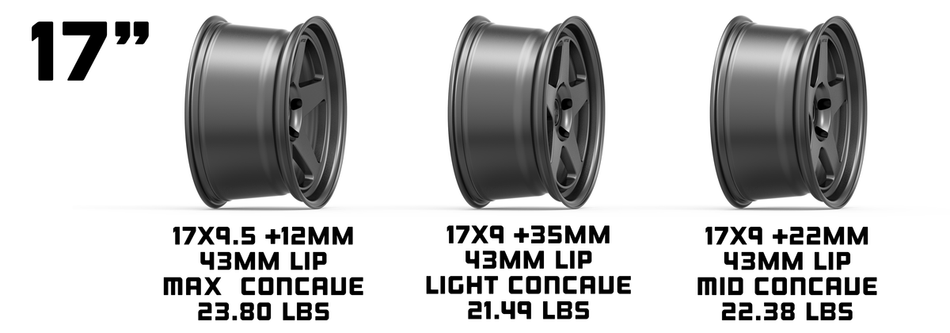 KANSEI KNP 17x9 ET35 5x120 Hyper Silver w/Machined Lip