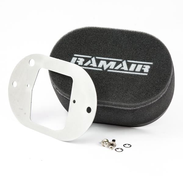 Ramair RS2-215-402 - Carb Air Filter With Baseplate Weber 32/34 DFT 40mm Internal Height