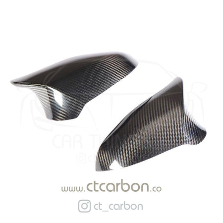 BMW F80, F82, F83, F87C M3, M4 & M2C CARBON FIBRE MIRRORS (RHD ONLY) - CT Carbon