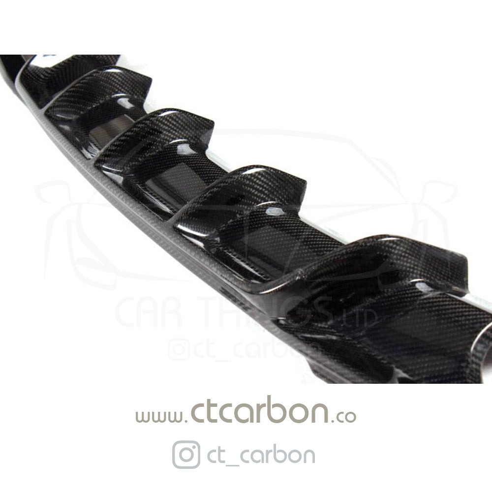 BMW F30 3 SERIES CARBON FIBRE DIFFUSER - MP STYLE - TWIN EXHAUST - CT Carbon