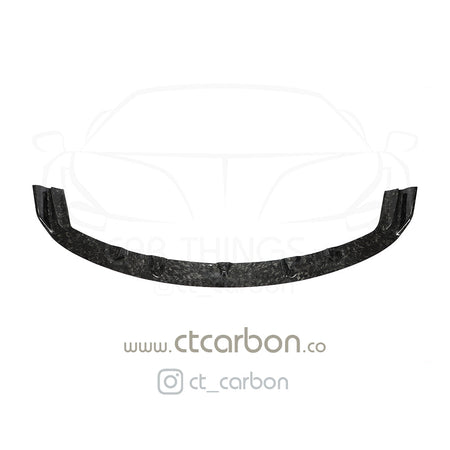 BMW M2C F87 FORGED CARBON FIBRE SPLITTER - 3D STYLE - CT Carbon