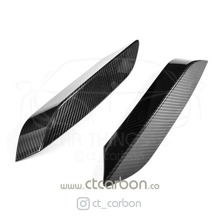 BMW M3/M4 (F80 F82 F83) UPPER FRONT CARBON FIBRE CANARDS - CT Carbon