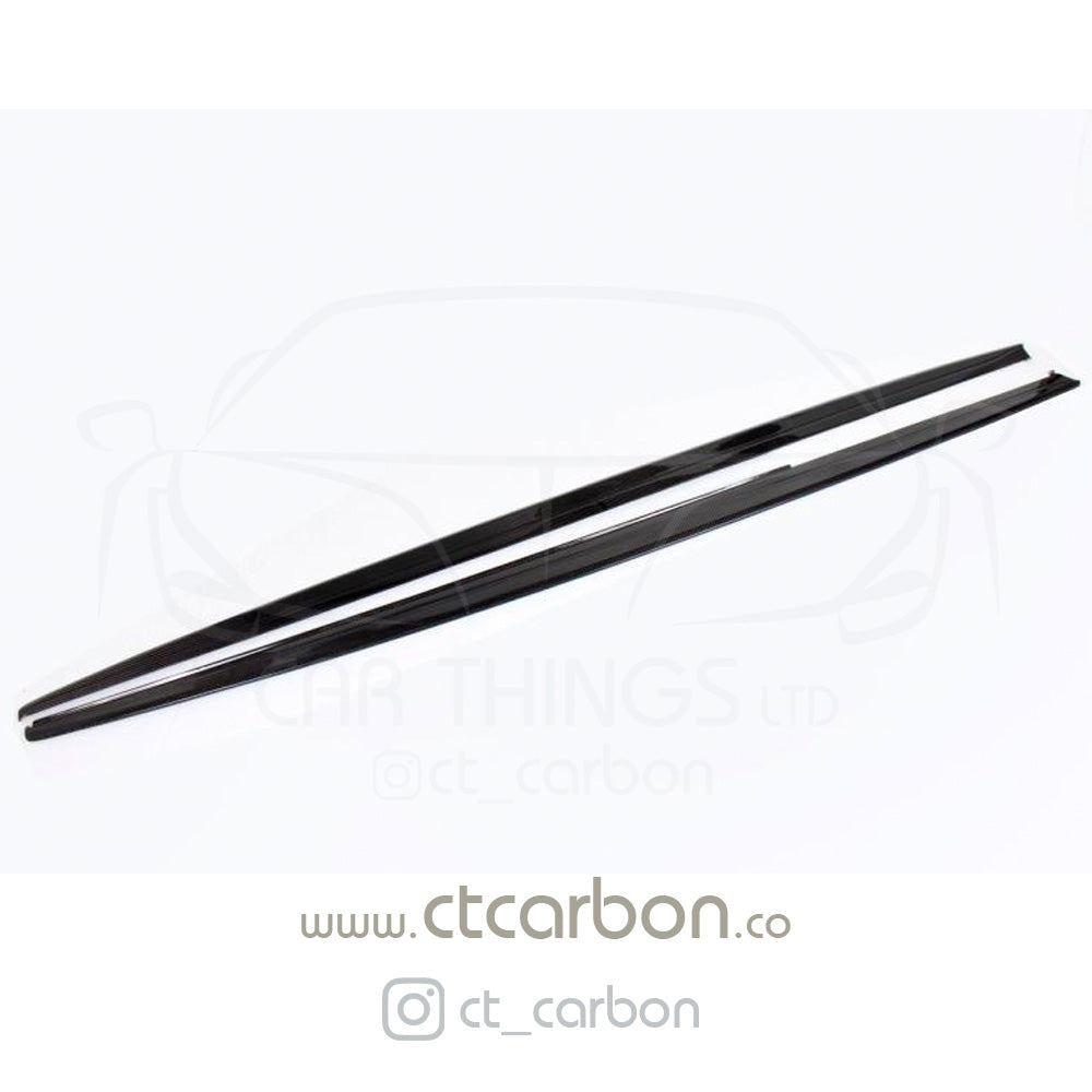 BMW F30 3 SERIES CARBON FIBRE SIDE SKIRTS - MP STYLE - CT Carbon