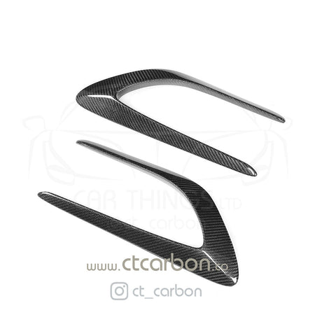 MERCEDES C63/C63S W205 COUPE & SALOON CARBON FIBRE WING TRIMS - CT Carbon