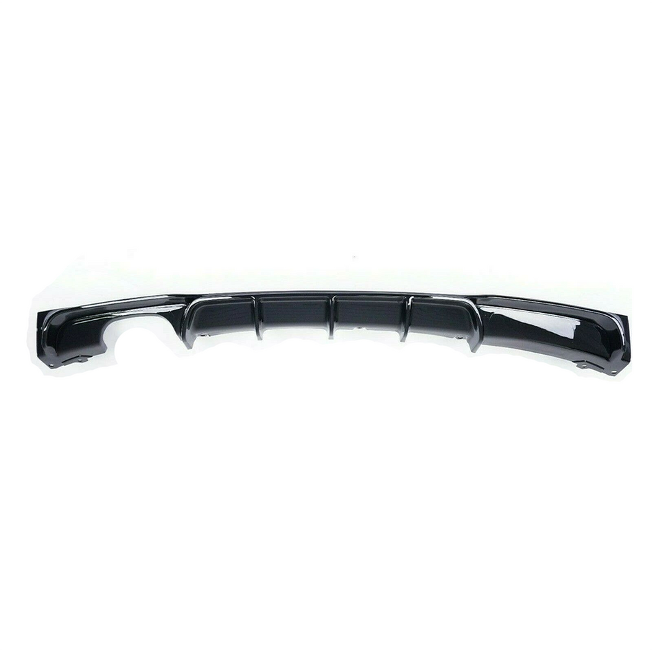 BMW 3 SERIES F30 GLOSS BLACK LEFT EXHAUST DIFFUSER - MP STYLE - BLAK BY CT CARBON
