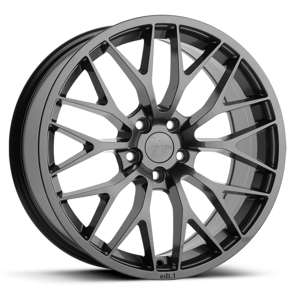 1Form Edition 1 18x8.5 ET30-45 5H BLANK Gloss Graphite