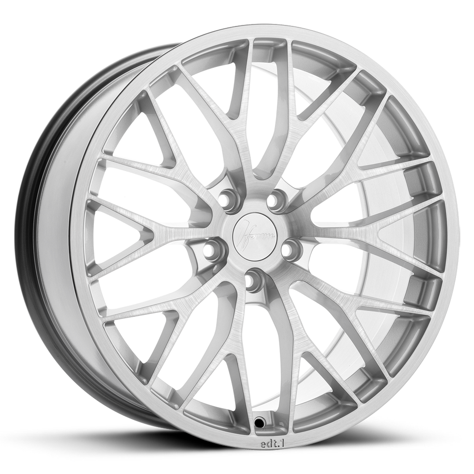 1Form Edition 1 18x9.5 ET40 5x120 Brushed Pure Silver