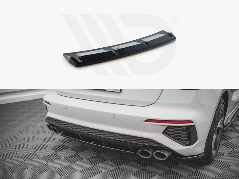 Central Rear Splitter For Audi S3 8Y (2020-)