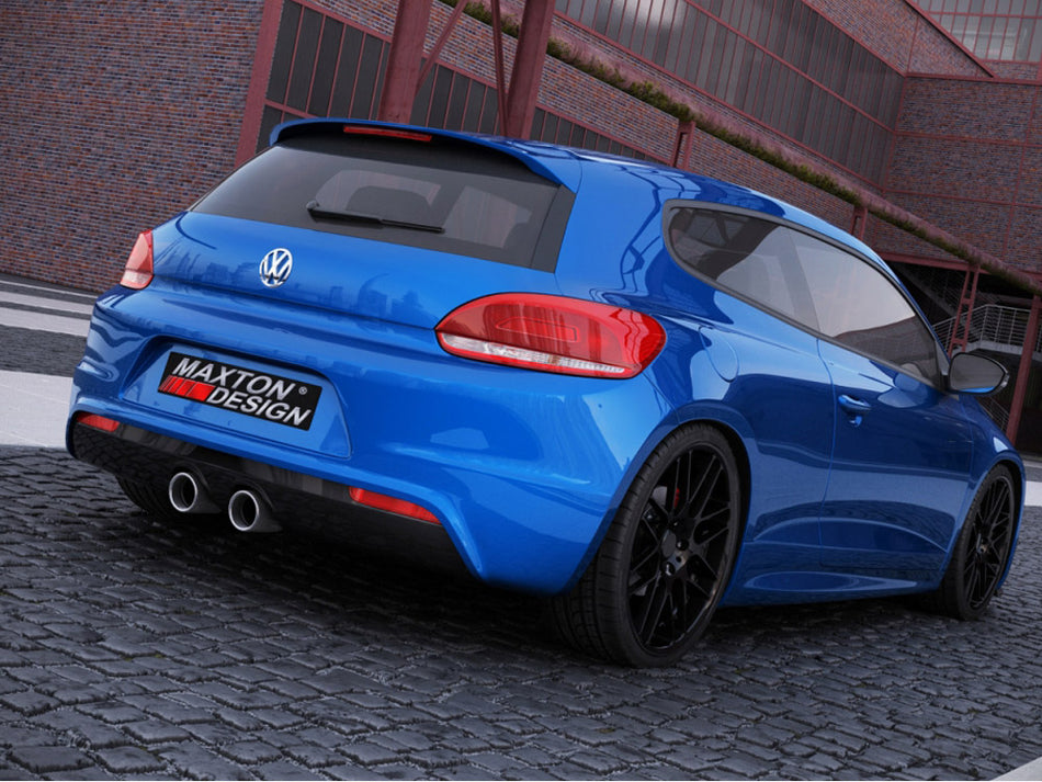 Rear Valance VW Scirocco III  R With 2 Exhaust Holes