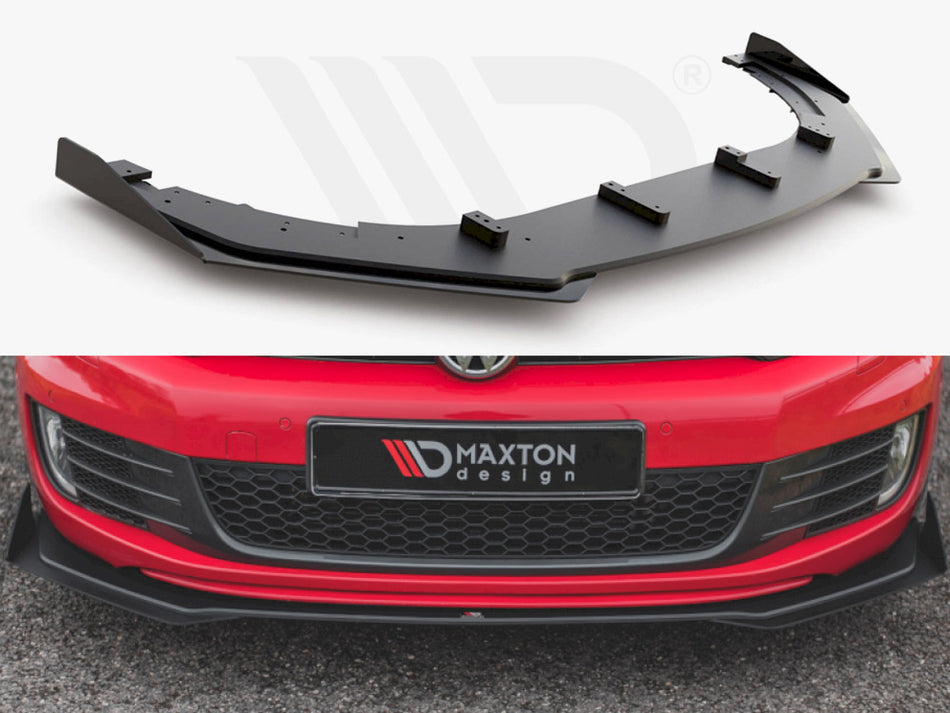 Racing Durability Front Splitter V3 (+flaps) VW Golf GTI MK6 (2008-2012)