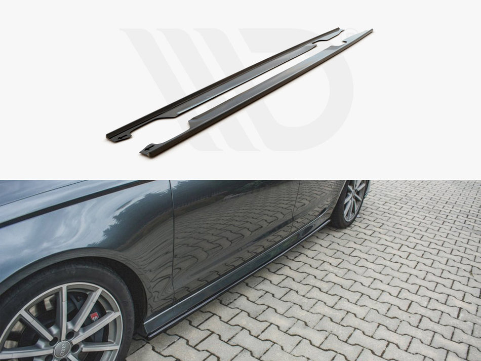 SIDE SKIRT DIFFUSERS AUDI S6/ A6 S-LINE C7 FACELIFT