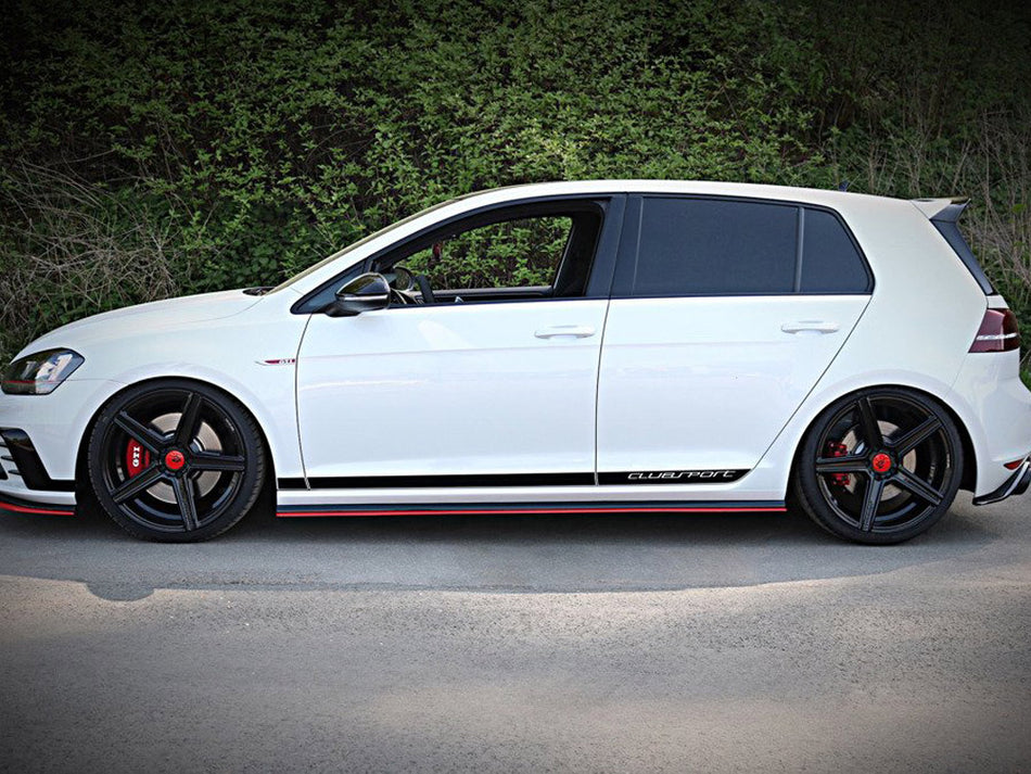 Side Skirts Diffusers VW Golf MK7 GTI Clubsport (2016-2017)