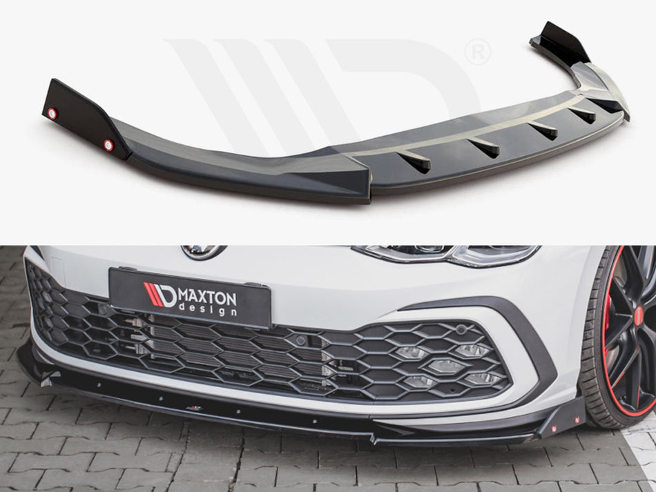 Front Splitter (+flaps) V3 VW Golf 8 GTI / R-line (2020-)