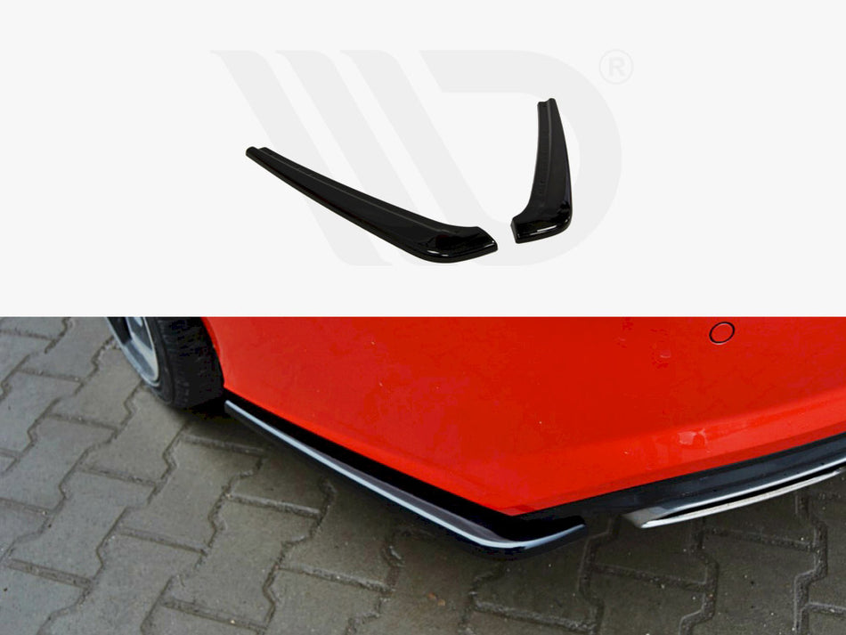 Rear Side Splitters Audi A7 S-line (Facelift) (2014-2018)