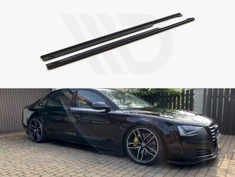 Side Skirts Diffusers Audi A8 Long D4 (2009- 2013)