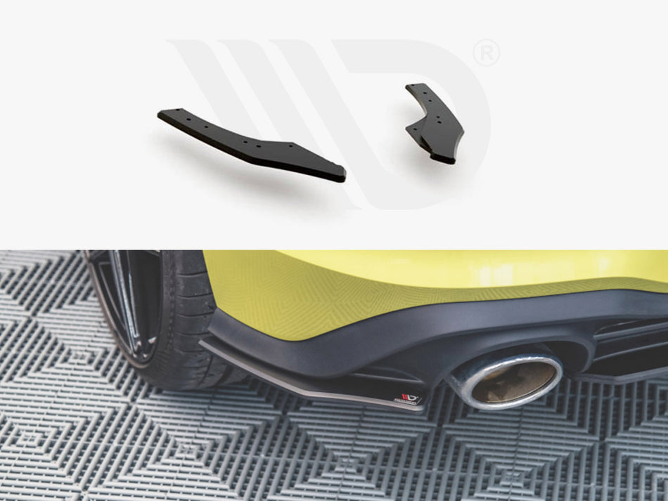 Racing Durability Rear Side Splitters VW Golf 8 GTI Clubsport (2020-)
