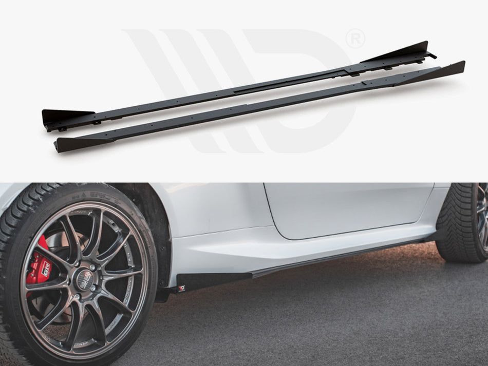 Racing Durability Side Skirts Diffusers (+flaps) Toyota GR Yaris MK4 (2020-)