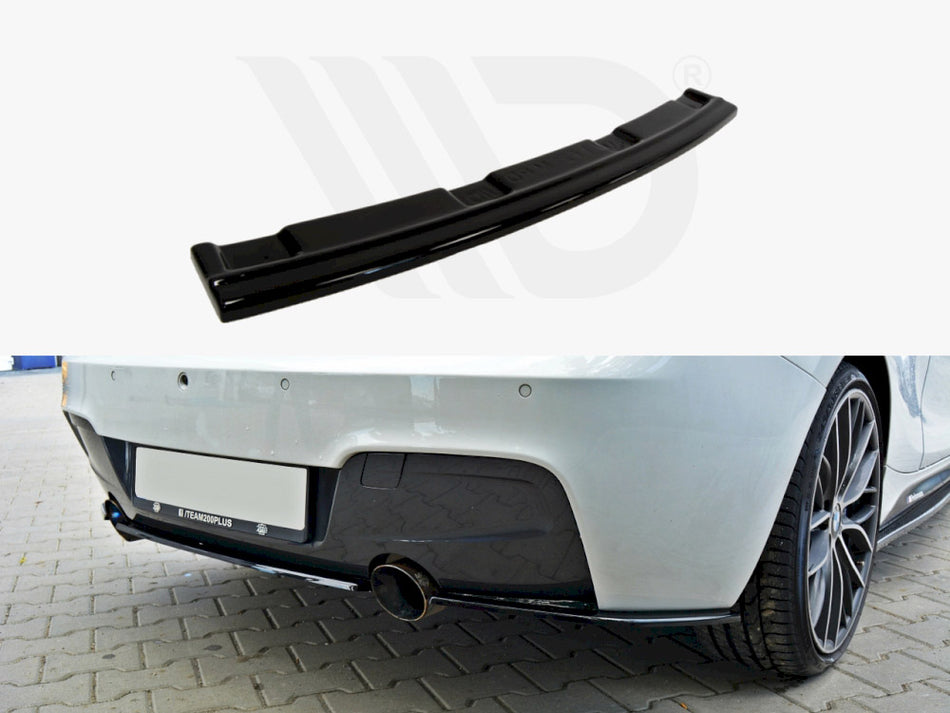 Central Rear Splitter Bmw 1 F20/F21 M-power (Without Vertical Bars)