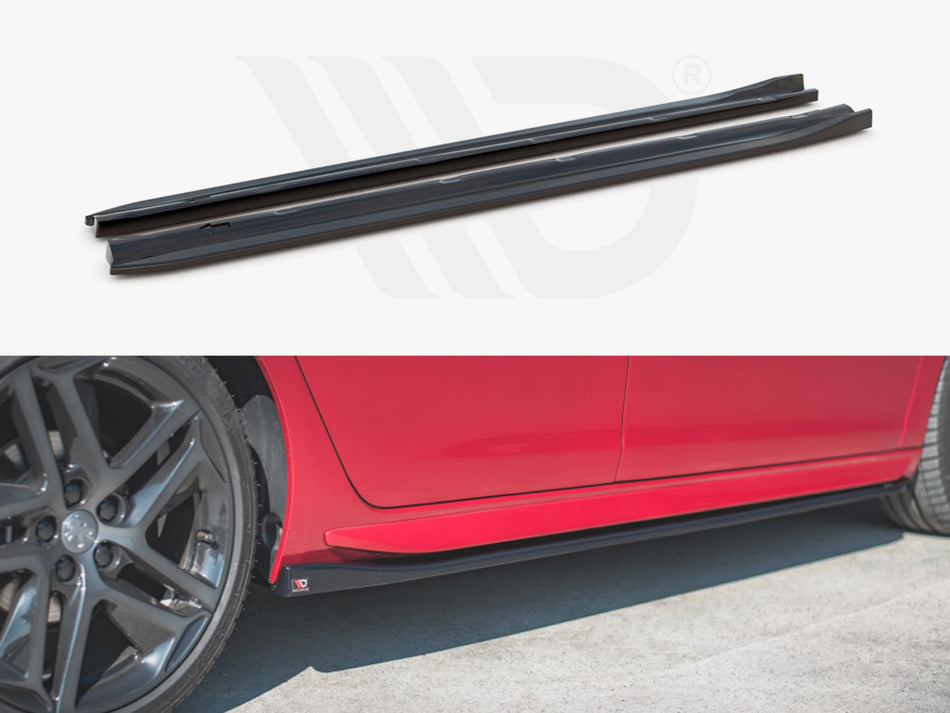 Side Skirts Diffusers Peugeot 308 GT MK2 Facelift (2017-)