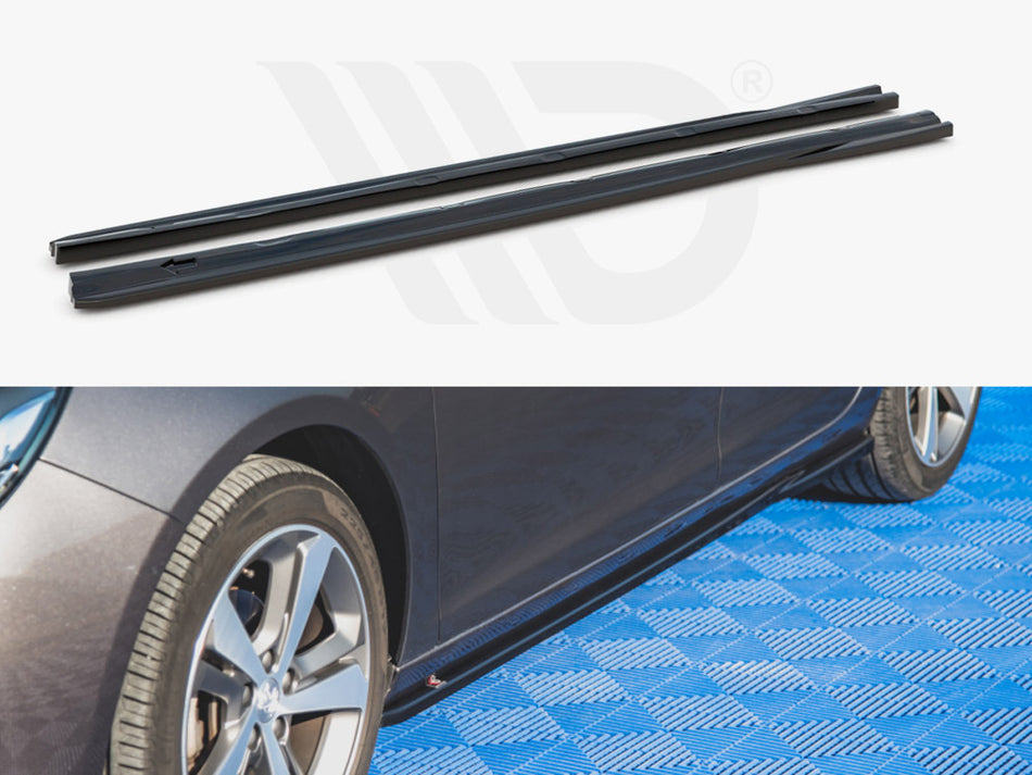 Side Skirts Diffusers Peugeot 308 SW MK2 Facelift (2017-)