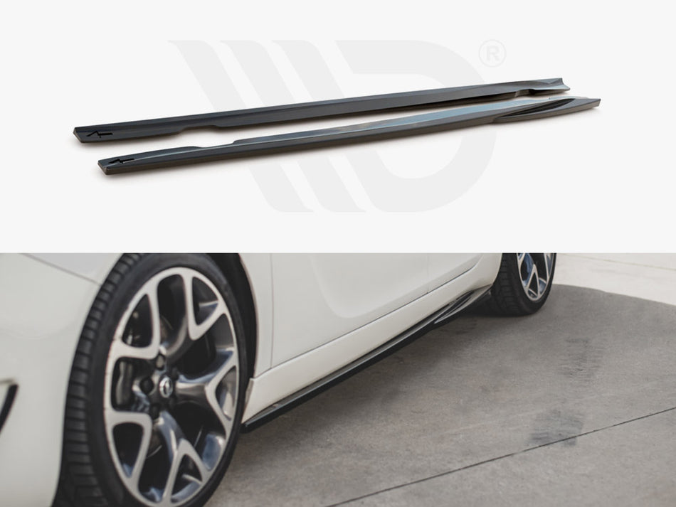 Side Skirts Diffusers Opel/vauxhall Insignia MK1 Vxr/opc Facelift (2013-2017)