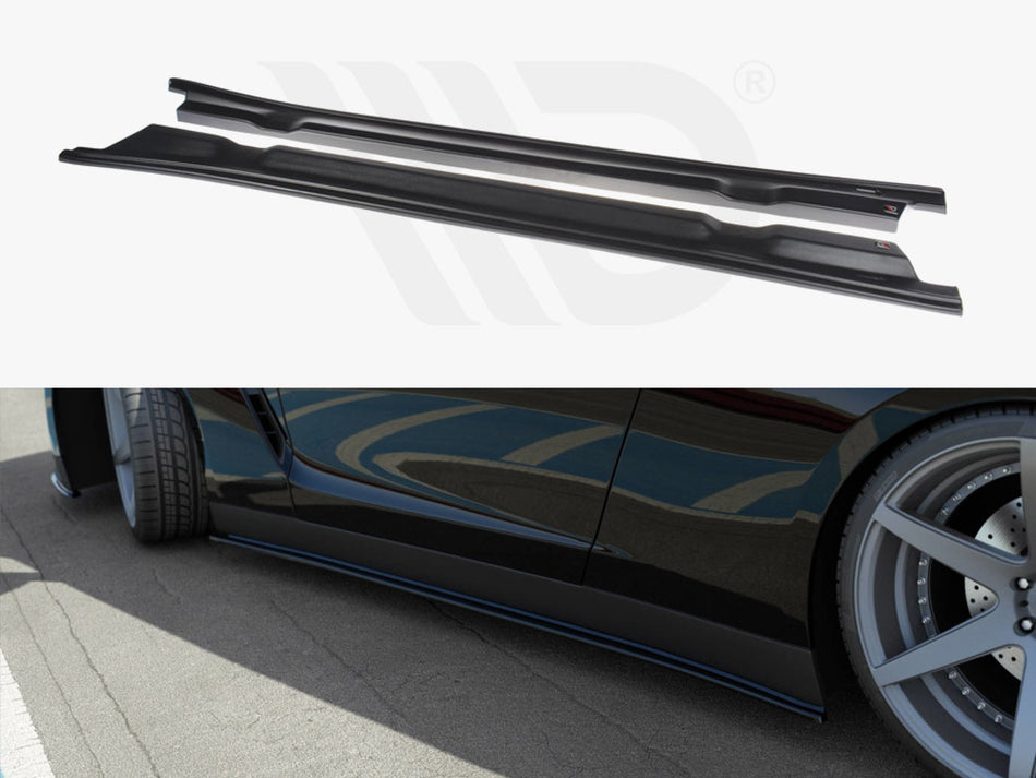 Side Skirts Splitters Nissan GT-R Pre-facelift Coupe (R35-SERIES) (2007-2010)