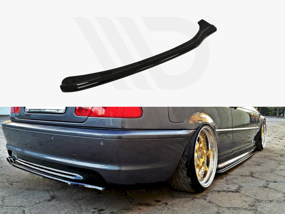 Central Rear Splitter Bmw 3 E46 Mpack Coupe (Without Vertical Bars)