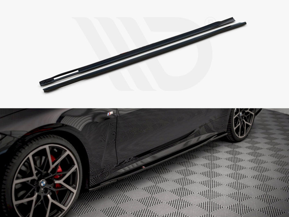 Side Skirts Diffusers V.3 Bmw 4 M-pack G22 (2020-)