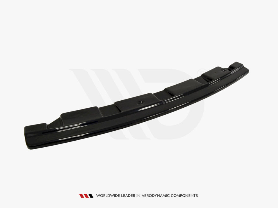 Central Rear Splitter Bmw 5 F11 M-pack - Without Vertical BARS (Fits TWO Single Exhaust Ends)