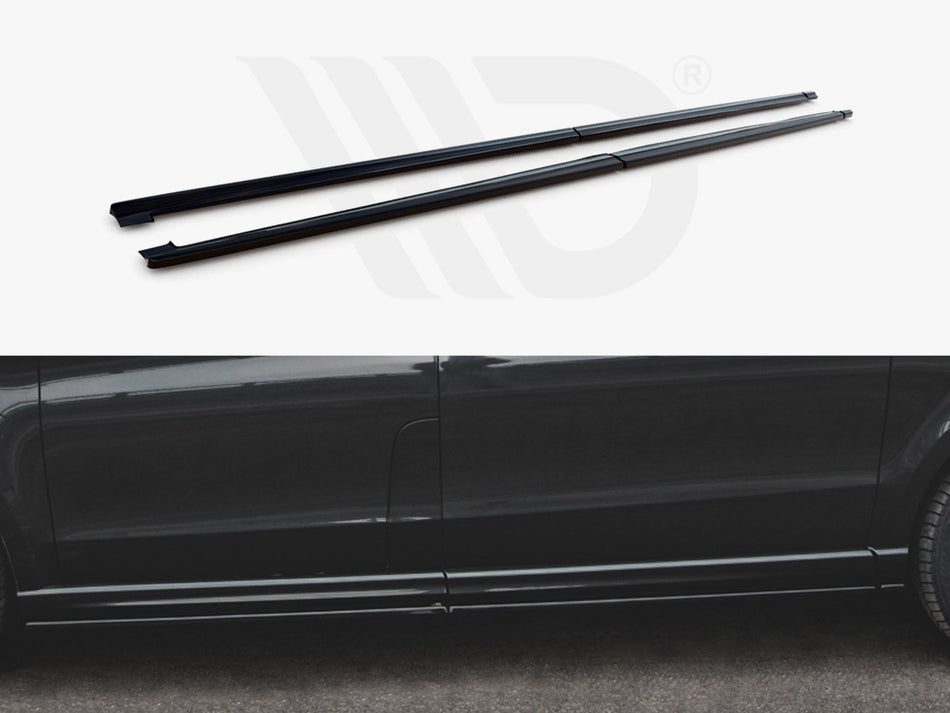 SIDE SKIRTS DIFFUSERS MERCEDES V-CLASS LONG AMG LINE W447 FACELIFT
