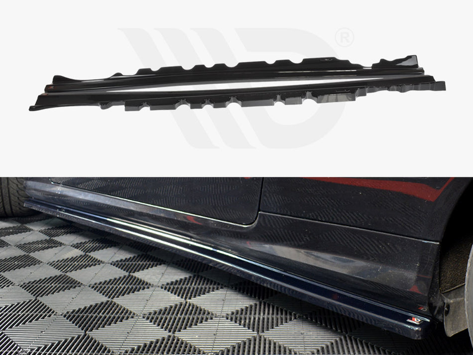 SIDE SKIRTS DIFFUSERS MERCEDES E-CLASS W207 COUPE AMG LINE