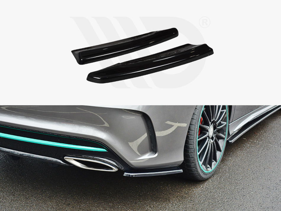 Rear Side Splitters Mercedes-benz CLA C117 Amg-line Facelift (2017-UP)
