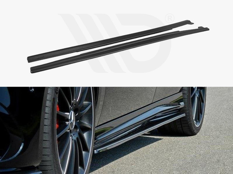 Side Skirts Diffusers Mercedes CLA 45 AMG C117 (Facelift) (2017-UP) & A W176 AMG Facelift (2015-2018)
