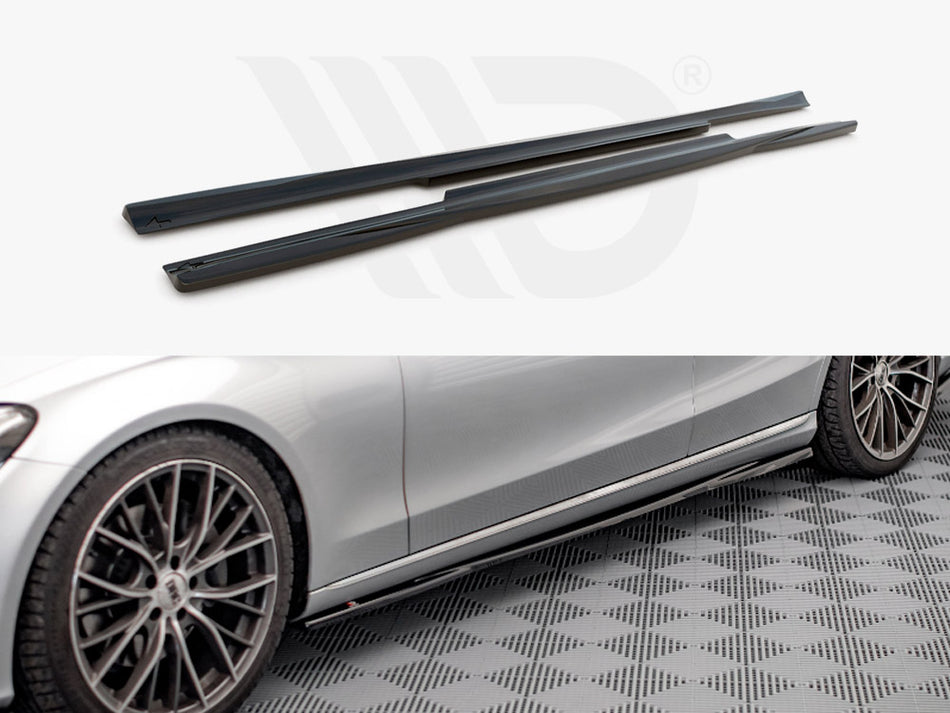 Side Skirts Diffusers Mercedes C W205 (2014-2018)
